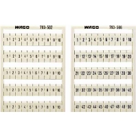 Image of 793-504 - Label for terminal block 5mm white 793-504