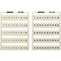 Image of 793-507 - Label for terminal block 5mm white 793-507