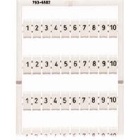 Image of 793-5505 - Label for terminal block 5mm white 793-5505