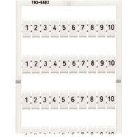 Image of 793-5569 - Label for terminal block white 793-5569