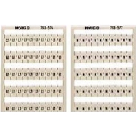 Image of 793-577 (5 Stück) - Label for terminal block 5mm white 793-577