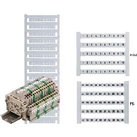 Image of DEK 6 FW 101-150 (50 Stück) - Label for terminal block 6mm white DEK 6 FW 101-150