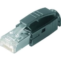 Image of IE-PS-RJ45-TH-BK (10 Stück) - RJ45 8(8) plug IE-PS-RJ45-TH-BK