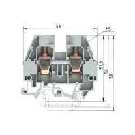 Image of WKI 10/U/V0 - Feed-through terminal block 10mm 57A WKI 10/U/V0