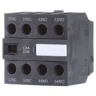 Image of CA4-22M - Auxiliary contact block 2 NO/2 NC CA4-22M