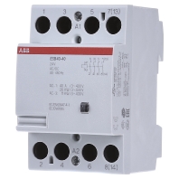 Image of ESB40-40-24AC/DC - Installation contactor 4 NO/ 0 NC ESB40-40-24AC/DC