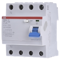 Image of F204A-40/0,3L - Residual current breaker 4-p 40/0,3A F204A-40/0,3L