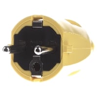 Image of 1418050 - Schuko plug yellow 1418050