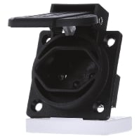 Image of 1461006 - Socket outlet black 1461006