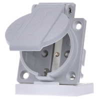 Image of 1461060 - Socket outlet protective contact grey 1461060