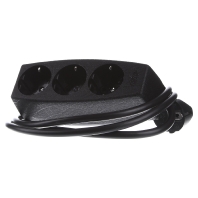 Image of 2021/1.4 sw - Socket outlet strip black 2021/1.4 sw