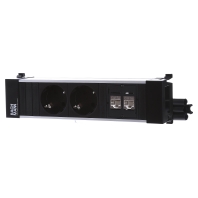 Image of 317.101 - Socket outlet strip aluminium 317.101