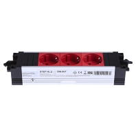 Image of 336.067 - Socket outlet strip red 336.067