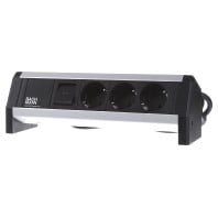 Image of 339.1001 - Socket outlet strip aluminium 339.1001