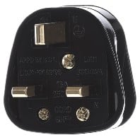 Image of 910.176 - Schuko plug black 910.176