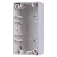 Image of 10428989 - Surface mounted housing 2-gang white 10428989