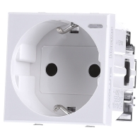 Image of HD4141W - Safety socket white SL rotective , 16A / 250V 2 - modulig White HD4141W - special offer