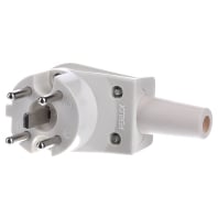 Image of 2064 SWLW - Perilex plug 400V 16A white 2064 SWLW