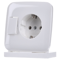 Image of 4310/6 EUJ-214 - Combination switch/wall socket outlet 4310/6 EUJ-214