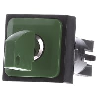 Image of Q25S1R-GN - Key actuator green IP65 Q25S1R-GN