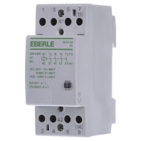 Image of ISCH 24-4 S - Installation contactor 4 NO/ 0 NC ISCH 24-4 S