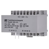 Image of 1001-12-1 - Power supply for intercom 230V / 12V 1001-12-1