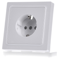 Image of DSS65-wg - Socket outlet protective contact white DSS65-wg