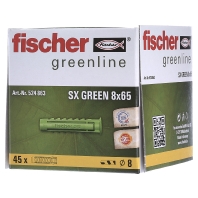 Image of SX GREEN 8x65 (45 Stück) - All purpose plug SX GREEN 8x65