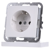 Image of 045327 - Socket outlet protective contact white 045327