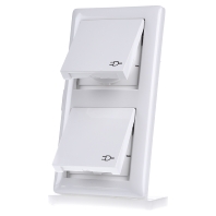 Image of 115803 - Socket outlet protective contact white 115803