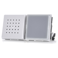 Image of 126066 - Door loudspeaker 1-button white 126066