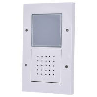 Image of 126666 - Door loudspeaker 1-button white - 126666- special offer