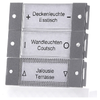 Image of 214226 - Touch rocker for bus system aluminium 214226