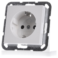 Image of 275503 - Socket outlet protective contact white 275503