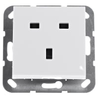 Image of 277603 - Socket outlet british standard white 277603
