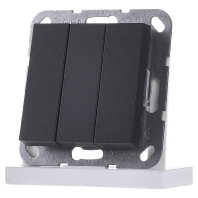 Image of 283228 - Two-way switch flush mounted anthracite 283228