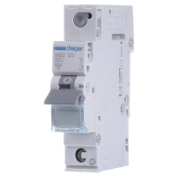 Image of MBS120 - Miniature circuit breaker 1-p B20A MBS120