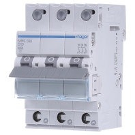 Image of MBS310 - Miniature circuit breaker 3-p B10A MBS310