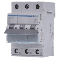 Image of MBS332 - Miniature circuit breaker 3-p B32A MBS332