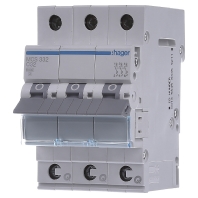 Image of MCS332 - Miniature circuit breaker 3-p C32A MCS332