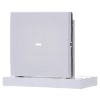 Image of WYA260 - Cover plate for switch/push button white WYA260