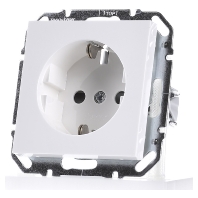 Image of WYS400 - Socket outlet protective contact white WYS400