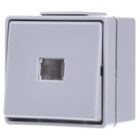 Image of 634 W - Push button 1 make contact (NO) grey 634 W