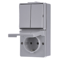 Image of 675 W - Combination switch/wall socket outlet 675 W