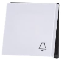 Image of A 590 K WW - Cover plate for switch/push button white A 590 K WW