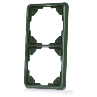 Image of CD 582 GN - Frame 2-gang green CD 582 GN