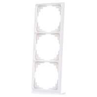 Image of CD 583 K WW - Frame 3-gang white CD 583 K WW