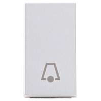 Image of TK AS AL 02 TK - Cover plate for switch aluminium TK AS AL 02 TK