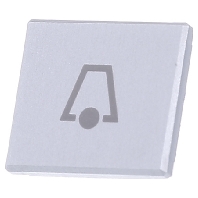 Image of TK AS AL 04 TK - Cover plate for switch aluminium TK AS AL 04 TK