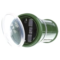 Image of 10846 - Schuko coupler plastic green 10846